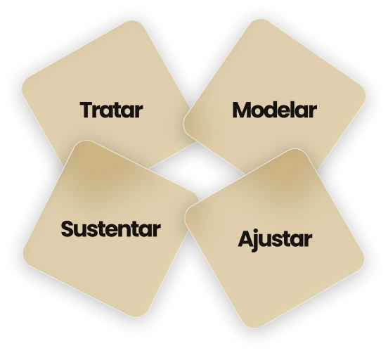 As quatro etapas do método Supreme: tratar, modelar, sustentar e ajustar